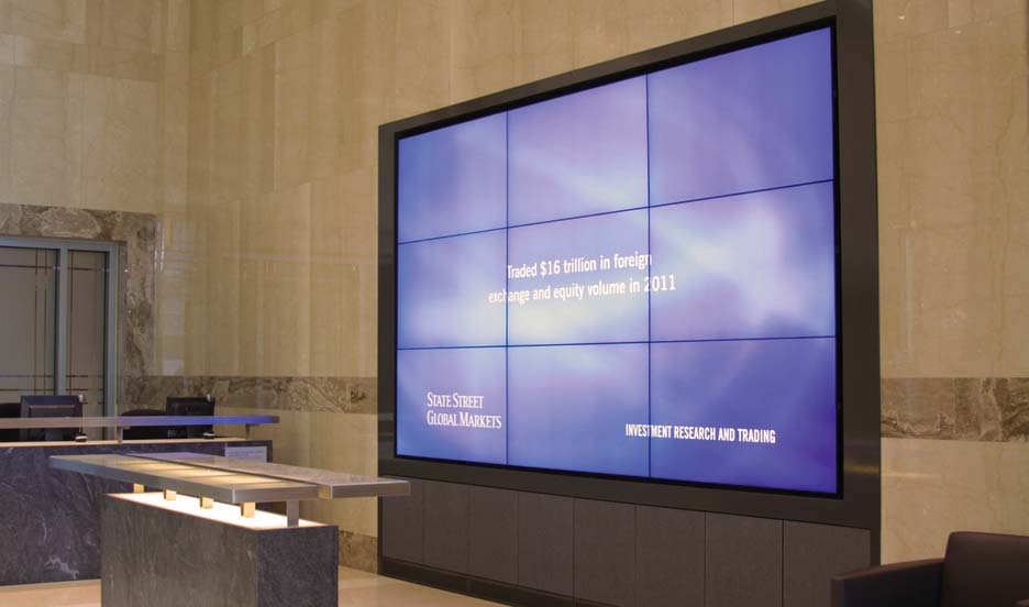 State Street Bank Video Wall